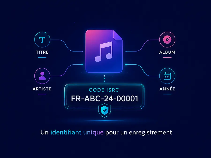 la structure d’un code ISRC