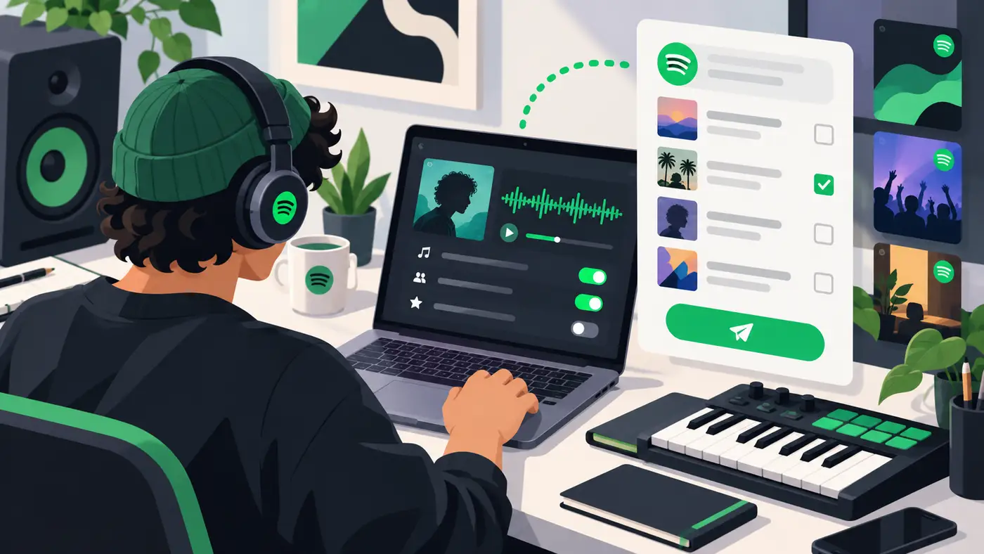 Étapes de soumission d’un morceau à Spotify for Artists