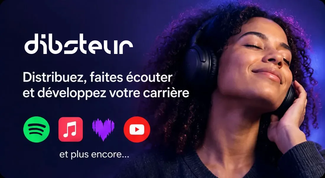 Préparation d’une sortie musicale dans Dibsteur avant sa distribution sur Spotify