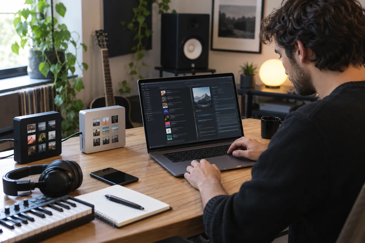 Artiste préparant le transfert de son catalogue vers un nouveau distributeur musical
