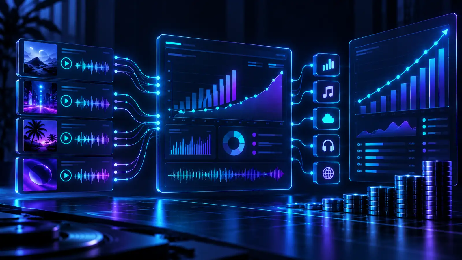 Suivi des revenus du streaming et des performances musicales
