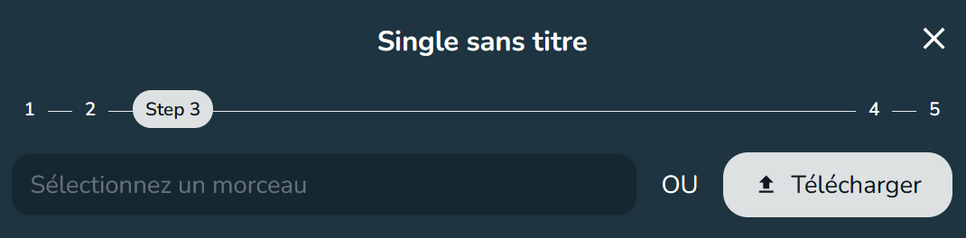 Uploading the audio file in WAV format
